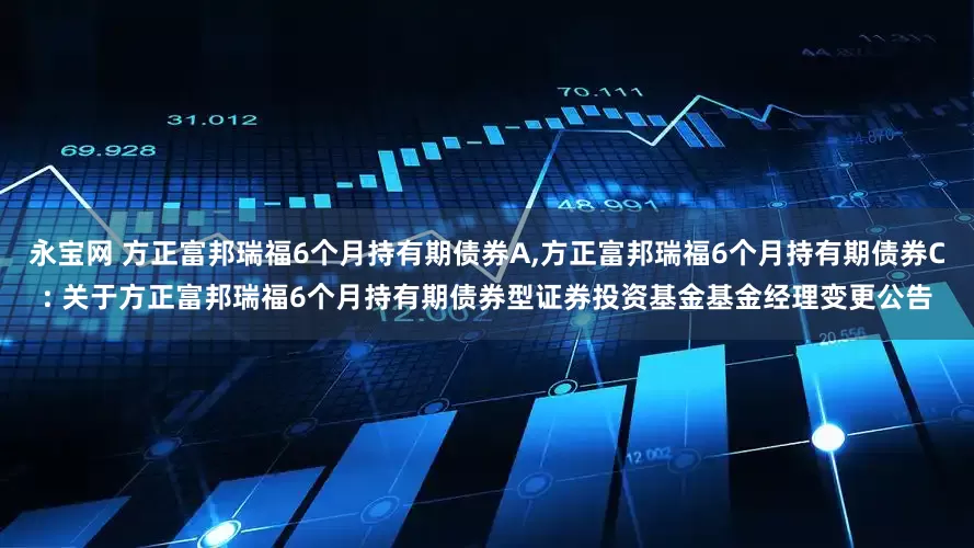 永宝网 方正富邦瑞福6个月持有期债券A,方正富邦瑞福6个月持有期债券C: 关于方正富邦瑞福6个月持有期债券型证券投资基金基金经理变更公告