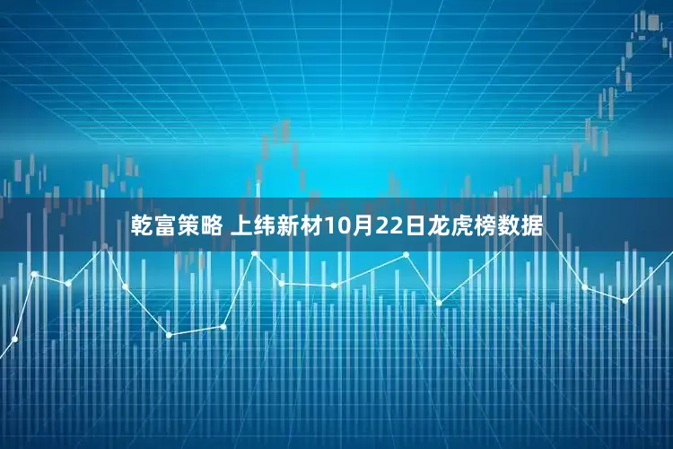 乾富策略 上纬新材10月22日龙虎榜数据